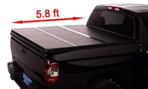 fib auto hard tonneau cover lock and tri-fold