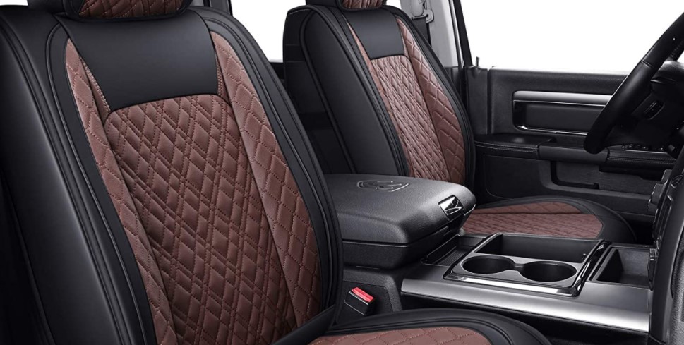Durable Comfort Leatherette Seat Cushions with headrest and waistrest Black red only fit Some of Them 8X-SPEED for Dodge RAM 1500 Airbag Compatible Front Car Seat Covers Luxury Durable Comfort Leatherette Seat Cushions with headrest and waistrest Black red only fit Some of Them 8X-SPEED for Dodge RAM 1500 Airbag Compatible Front Car Seat Covers Luxury