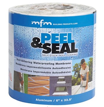 Mfm Building Product Peel & Seal, 6 in. x 33.5 ft, Aluminum