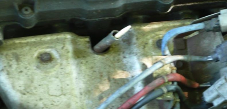 how to remove a stuck oil dipstick